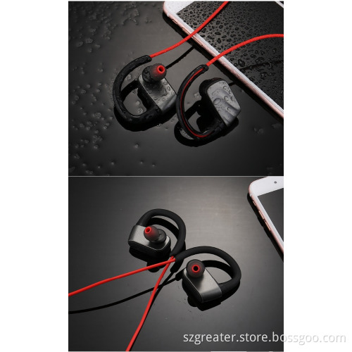 Outdoor sport headphones IPX67 Waterproof Bluetooth Headset Wireless earphone